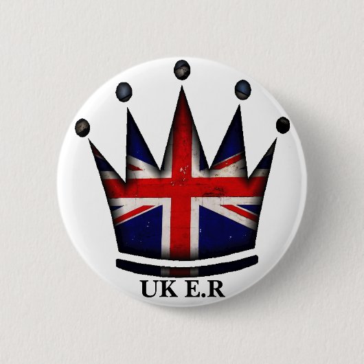 koningin Elizabeth II Ronde Button 5,7 Cm (Voorkant)