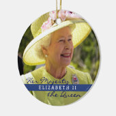 koningin Elizabeth of England Keramisch Ornament (Links)