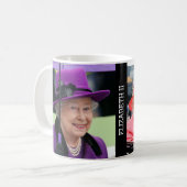 koningin Elizabeth of England Koffiemok (Voorkant links)