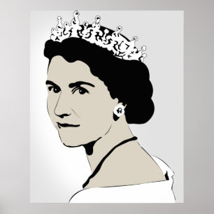 koningin elizabeth poster