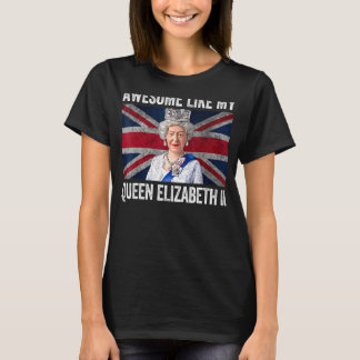 koningin Elizabeth's II Britse kroonkoninklijke ko T-shirt