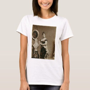 Koningin Emma (1836-85) (foto sepia) T-shirt