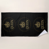 Koningin en KroonEmblem Strandlaken (Voorkant)