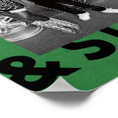 Koningin en Slim Green Poster (Hoek)