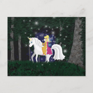Koningin Faery en het BosBriefkaart van de Briefkaart