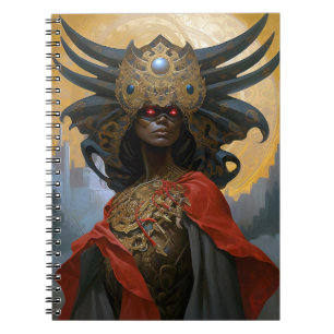 Koningin Godin Fantasie Kunst Notitieboek