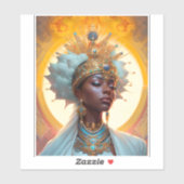 Koningin Godin Fantasie Kunst Sticker (Vel)