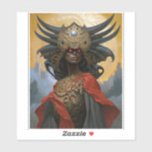 Koningin Godin Fantasie Kunst Sticker (Vel)