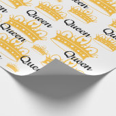 Koningin (Golden Crown) Cadeaupapier (Hoek)