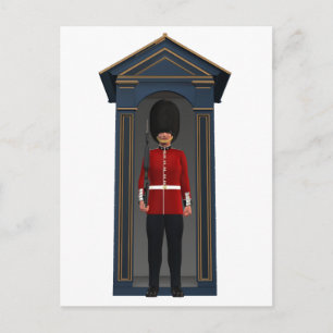 Koningin Guardsman in Shack Briefkaart