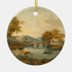 Koningin Henrietta Maria met Sir Jeffrey Hudson, Keramisch Ornament