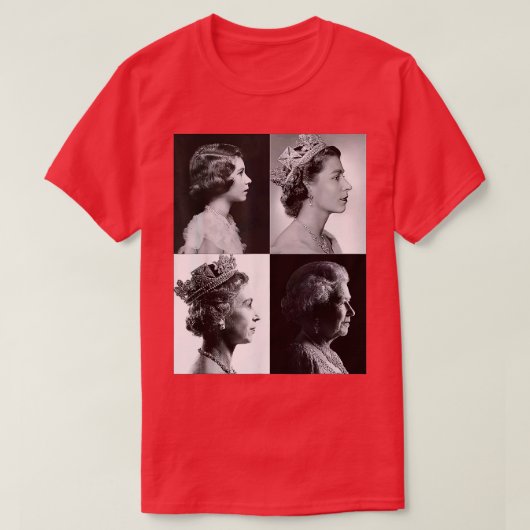 koningin II - Elizabeth England - koningin van Eng T-shirt (Design voorkant)