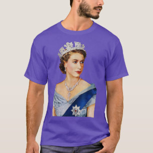 koningin II - Elizabeth England - koningin van Eng T-shirt