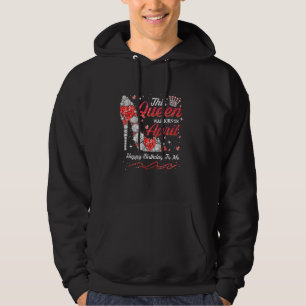 Koningin Is Geboren In April Gefeliciteerd Koningi Hoodie