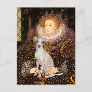 Koningin - Italiaanse Windhond 7 Briefkaart
