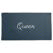 Koningin Koningin Blackwatch Tartan Royal Pset Kussensloop (Voorkant-Rechts)