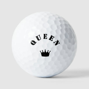 KONINGIN Kroon Script Grafisch Moderne Koninklijke Golfballen