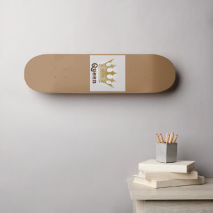 Koningin/Kroonontwerp Skateboard