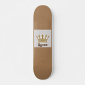 Koningin/Kroonontwerp Skateboard (Voorkant)