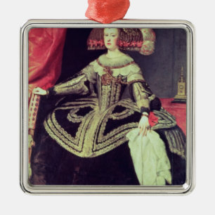 Koningin Mariana van Oostenrijk c.1653 Metalen Ornament