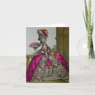 Koningin Marie Antoinette ~ Kaart / Uitnodigingen