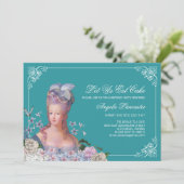 Koningin Marie Antoinette laat ons taartfeest eten Kaart (Staand voorkant)