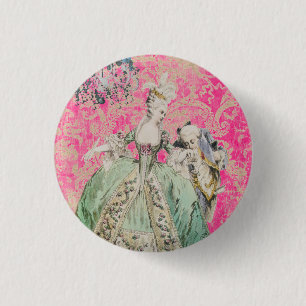Koningin Marie Antoinette - Ronde Button 3,2 Cm