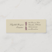 Koningin Marie Antoinette ~ Visitekaartje Slim (Achterkant)