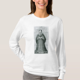 Koningin Mary, gegraveerd door T.Brown T-shirt