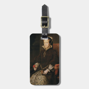 Koningin Mary I of England Maria Tudor van Antonis Bagagelabel
