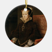 Koningin Mary I of England Maria Tudor van Antonis Keramisch Ornament (Voorkant)
