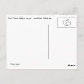 koningin Mary sunset Briefkaart (Achterkant)