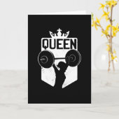 koningin met gewicht kaart (Gele Bloem)