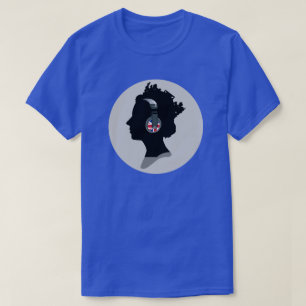KONINGIN MET T-shirt van de Kleding van