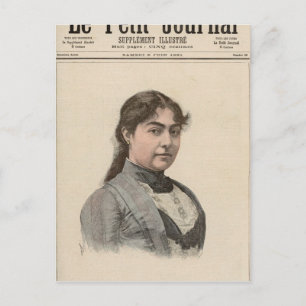 Koningin Natalija van Servië Briefkaart