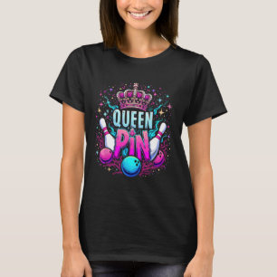 Koningin Pin Shirt Bowler Bowling Competitie Voor