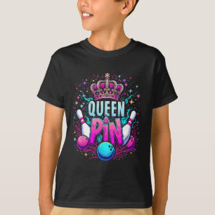 Koningin Pin Shirt Bowler Bowling League Voor Bowl
