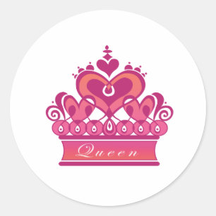 Koningin Ronde Sticker