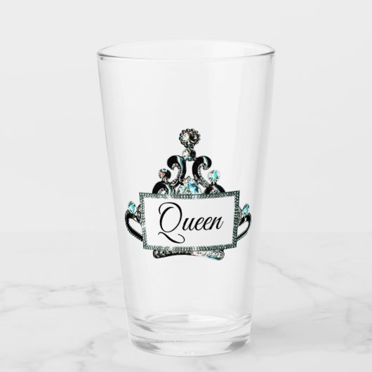 Koningin "Royal Tiara" Glas (Voorkant)