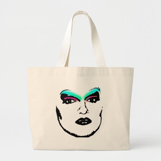koningin slepen grote tote bag (Voorkant)