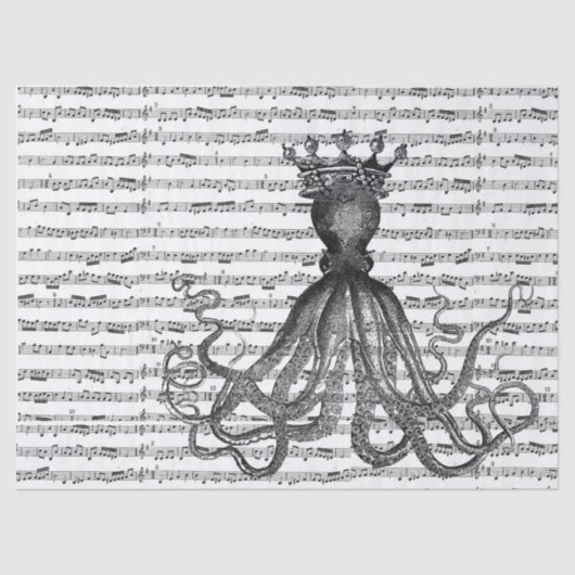 Koningin Squid! Tissuepapier (Voorkant)