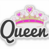Koningin Sticker (Voorkant)