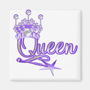 Koningin-T-shirts en cadeaus Magneet