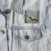 Koningin Tuwarissa, echtgenote van King Araras Vierkante Button 5,1 Cm (In situ)