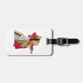 Koningin van Alice in Wonderland Bagagelabel (Voorkant horizontaal)
