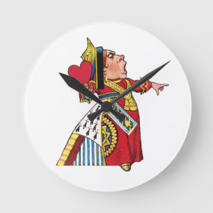 Koningin van Alice in Wonderland Ronde Klok