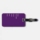 Koningin van Alles Bagagelabel (Achterkant horizontaal)