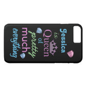 "Koningin van alles" Case-Mate iPhone Case (Achterkant (Horizontaal))