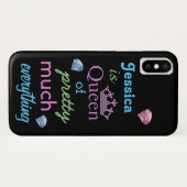 "Koningin van  alles" Case-Mate iPhone Case (Achterkant (horizontaal))