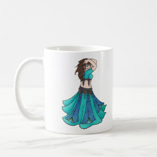 Koningin van Beledi Buikdanseres Ornament Koffiemok
